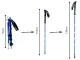 Folding Trekking Poles, Blue