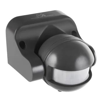 Maclean MCE358 GR PIR Motion Sensor, IP44, 12m, Grey