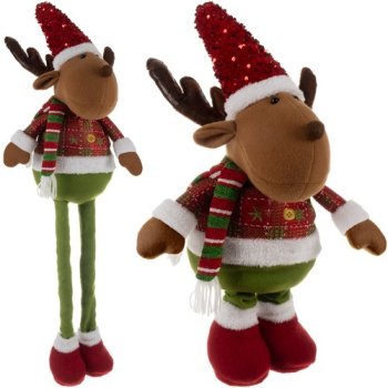 Telescopic Standing Christmas Reindeer Decoration 95cm Ruhhy 22329
