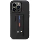 BMW iPhone 14 Pro Max Case Grip Stand Hot Stamp, Black