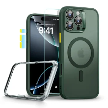 ESR iPhone 16 Pro Max Case Classic Pro Set Halolock MagSafe, Green