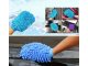 Chenille Microfiber Car Wash Mitt for Cleaning and Detailing, Blue