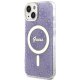 Guess iPhone 14 Plus Case 4G MagSafe, Purple