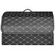 Car Trunk Organizer, Eco-Leather, Black