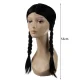 Soulima 26861 Long Women\'s Wig with Braids, Black