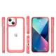 Outer Space Case for iPhone 14 Plus Hard PC Back with Gel TPU Frame, Red