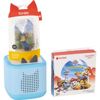 Tonies Toniebox 2 Full Play Bundle-Set Children's Audio Player, Sky Blue
