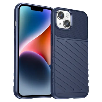 Thunder Case Armored Case for iPhone 14 Plus, Blue