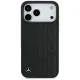 Mercedes iPhone 17 Pro Max Case Leather Laurel Leaves MagSafe, Black