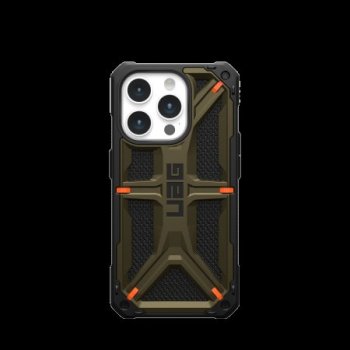 Apple iPhone 15 Pro 6.1'' UAG Monarch Hard Case Cover, Green Kevlar