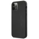 Mercedes iPhone 12 Pro Max Case AMG Leather Hot Stamped, Black