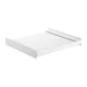 Maclean MC-890 Universal Washing Machine and Dryer Stacking Kit with Shelf, White