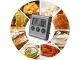 Digital Meat Thermometer with Probe, Silver