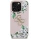 Guess iPhone 16 Pro Max vāciņš Grained Roses Big 4G Logo, rozā