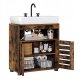 Leobert Under Sink Bathroom Cabinet Rustic Brown