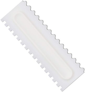 Plastic Spatula Icing Smoothers with Patterns for Decorating Cakes
