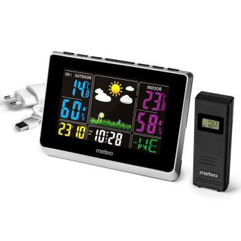 METEO SP62s Weather Station with Wireless Outdoor Sensor