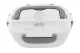 Electric Heated Lunch Box 1.1 L, White and Grey