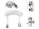 Universal Sink Shower Head and Hose Set (Chrome)