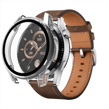 Transparent Protective Case with Glass for Huawei Watch GT3 42mm