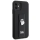 Karl Lagerfeld iPhone 11 / XR Case Gripstand Saffiano Choupette, Black