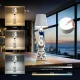 Wireless Touch Night Lamp for Bottle ZD167A White