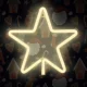 Forever Light FLNE22 LED Neon Star, Warm White