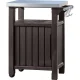 Multifunctional Grill Table with Storage Keter Unity 105L, Brown
