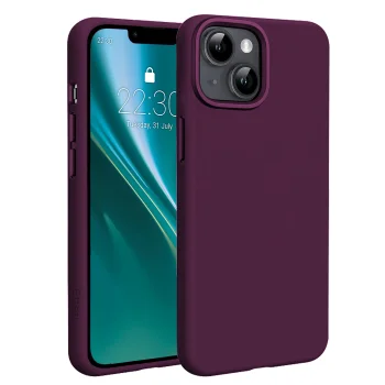 Etteri Silicone Mag Case for iPhone 13 6.1", Burgundy