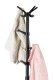 ModernHome Metal Standing Coat Rack, Hallway Coat Stand, Black
