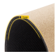 4Fizjo 1188 Non-Slip Cork Yoga Mat, 4 mm, Brown/Black