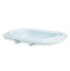 ECOTOYS Collapsible Baby Bathtub with Temperature Sensor Plug, Gray