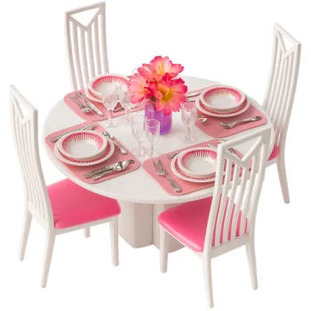 Doll Furniture Set Dining Room 26698, 43 pcs.