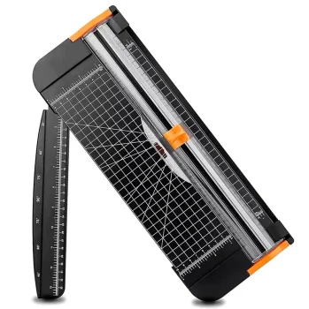 Paper Trimmer and Cutter for A4, A5, B5 Paper, Black