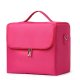 Professional Travel Makeup Case and Organizer with Dividers, Pink