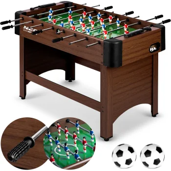 Neo-Sport Table Football Game Neosport 118x61x79 cm NS-804 Dark Brown