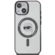 Karl Lagerfeld iPhone 15 Case IML Karl`s Head MagSafe, Transparent / Black