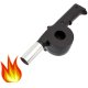 Ergonomic Handheld Grill Fire Starter Blower, Black