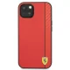 Ferrari iPhone 13 mini Case On Track Carbon Stripe, Red