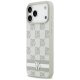 DKNY Checkered with Printed Stripes Phone Case Cover iPhone 17 Pro Max - Beige