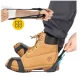 MOUNTAIN GOAT Ice Snow Traction Cleats Crampons Anti-Slip Snow Shoes Cleats for Men Women Hiking, Size M (37-40)