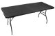 Folding Garden Table 180cm, Black