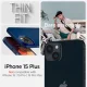 Dėklas Spigen Thin Fit skirtas iPhone 15 Plus, mėlynas