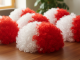 Sports Fan Afro Wig Curly Headwear for Matches, Red and White