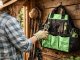 Garden Tool Bag Portable Organizer Tote DIVO Large, Black-Green