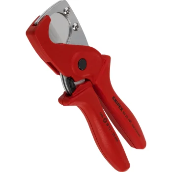 Pipe Cutter for Flexible Hoses and Plastic Pipes KNIPEX PlastiCut 90 25 185, Ø 12–25 mm