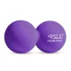 4Fizjo 504 Double Massage Ball, Silicone, Purple