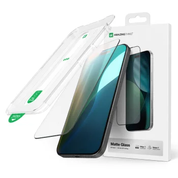 AmazingThing Titan Vision 7 Matte Tempered Glass for iPhone 17 Pro