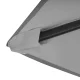 Folding Garden and Balcony Umbrella 210 cm Grey