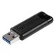 USB Flash Drive Verbatim Store n Go PinStripe 256GB USB 3.0 (49320) - Black